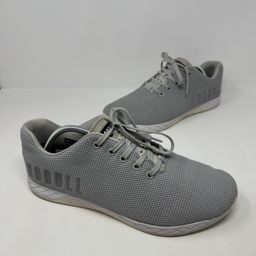 NOBULL Grey SuperFabric Trainer Low Top Cross Training Shoes Men's Size 11